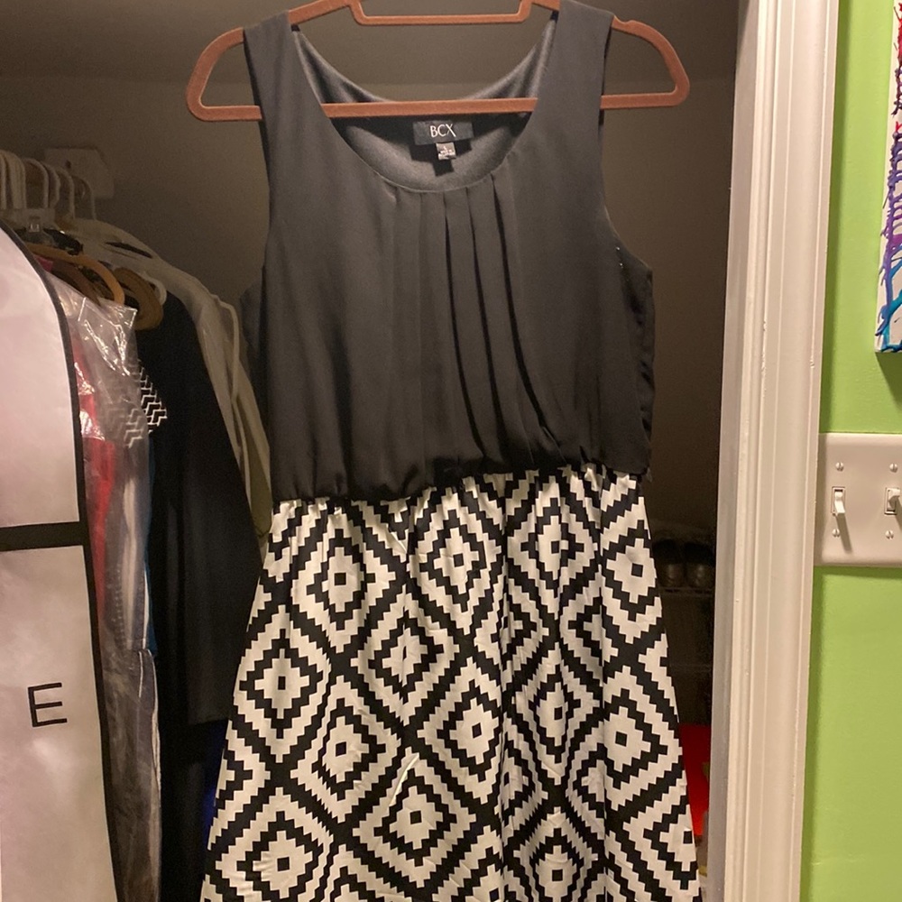 Black and white dress
